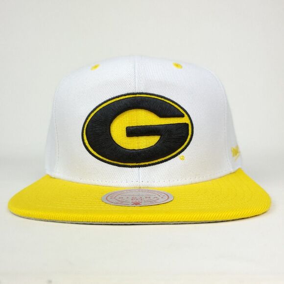 Grambling State Tigers Mitchell & Ness NCAA‎ Snapback Hat Cap 3D Logo White NWT - Picture 2 of 8